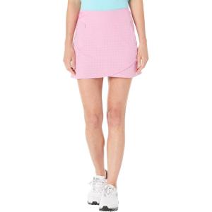 Callaway Women’s 16″ Heather Perforated Golf Skort, with TrueSculpt Stretch Fabric and Opti-Dri Technology (Sizes XS-XXL)(Sunset Pink Heather)