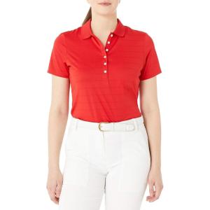 Callaway Women’s Golf Short Sleeve Pique Open Mesh Polo Shirt(Salsa)