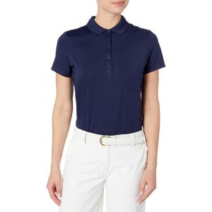 Callaway Women’s Opti-Dri Chevron Short Sleeve Golf Polo Shirt, Stretch Fabric, Moisture-Wicking, Sun Protection(Peacoat)