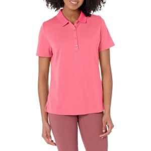 Callaway Women’s Plus Swing Tech Short Sleeve Golf Polo Shirt(Coral Paradise)