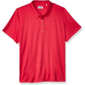 Callaway Women’s Plus Swing Tech Short Sleeve Golf Polo Shirt(Virtual Pink)