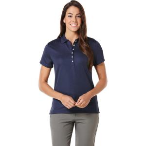 Callaway Women’s Short Sleeve Ottoman Performance Golf Polo with Sun Protection (Size Small – 3X)(Peacoat)