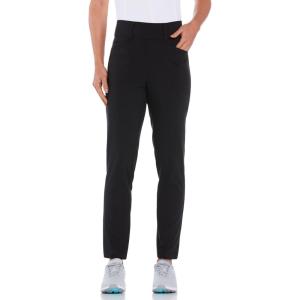 Callaway Women’s Truesculpt Pull-On Tech Golf Pant, Stretch Fabric, Opti-Dri Technology, Eco-Friendly (Sizes XS-XXL)(Caviar Black)